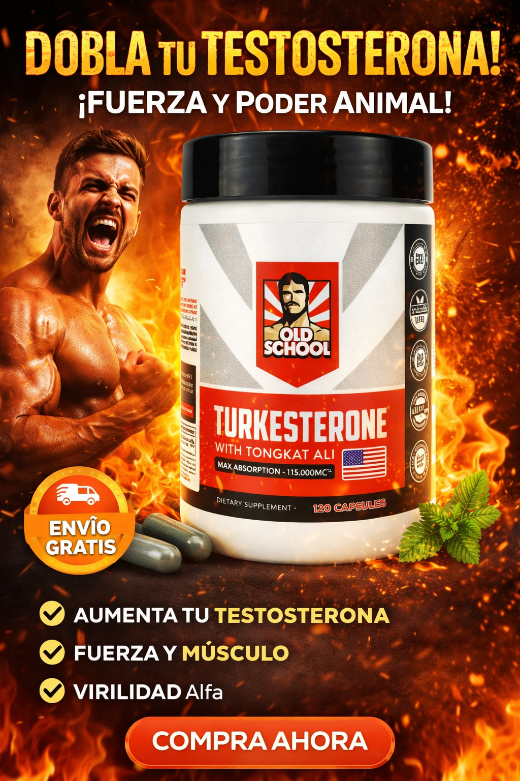 TURKESTERONE ( TESTOSTERONA)