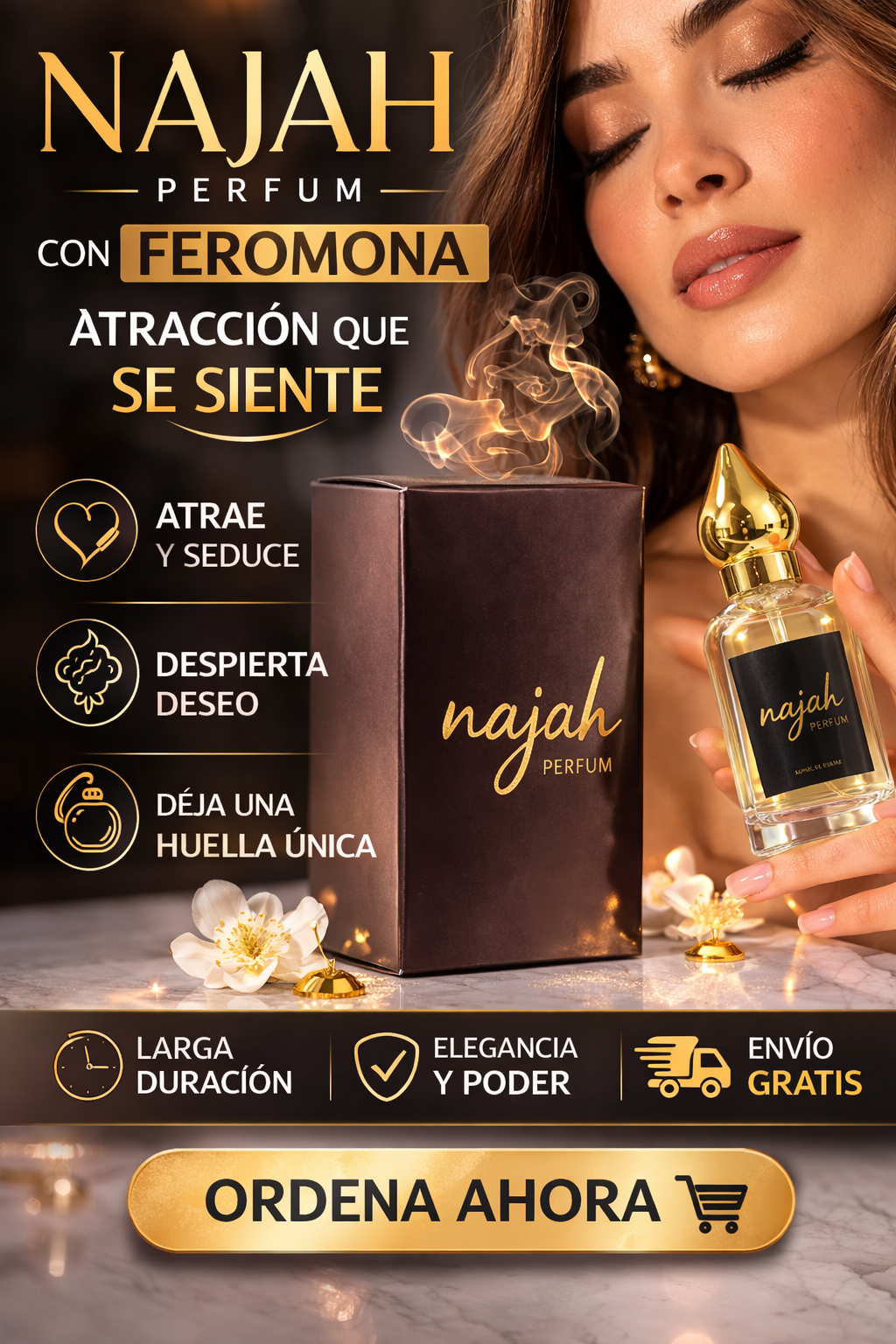 najah perfume arabe con feromona unisex